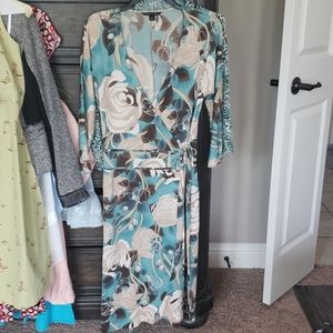 Banana Republic 3/4 Sleeve Wrap Dress S